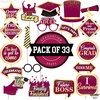 image:imageKatchOn Maroon Graduation Photo Booth Props 2026 Pack of 33