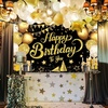 image:imageKatchOn Silver and Blue Happy Birthday Banner 72x44 InchBlack and Gold