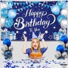 image:imageKatchOn Silver and Blue Happy Birthday Banner 72x44 InchBlue