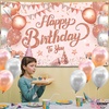 image:imageKatchOn Silver and Blue Happy Birthday Banner 72x44 InchRose Gold