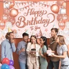 image:imageKatchOn Silver and Blue Happy Birthday Banner 72x44 InchRose Gold