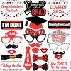 image:imageGraduation Decorations 2026  Red Graduation Photo Props  Pack of 23  Photo Props for Red amp Black  Graduation Props for Congrats Grad Decorations  Class of 2026 Decorations KatchOn