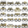 image:imageKatchOn Black and Gold Graduation Glasses  Pack of 12  Graduation Photo Props Graduation Decorations 2026 Glitter Grad Photo Props for Congrats Grad Decorations  Graduation Party DecorationsBlack and Gold