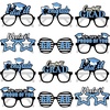 image:imageKatchOn Black and Gold Graduation Glasses  Pack of 12  Graduation Photo Props Graduation Decorations 2026 Glitter Grad Photo Props for Congrats Grad Decorations  Graduation Party DecorationsBlue