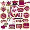 image:imageKatchOn Maroon Graduation Photo Booth Props 2026 Pack of 33