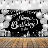 image:imageKatchOn Silver and Blue Happy Birthday Banner 72x44 InchBlack and Silver