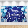 image:imageKatchOn Silver and Blue Happy Birthday Banner 72x44 InchBlue
