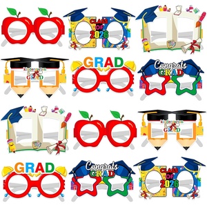 image:imageKatchOn Black and Gold Graduation Glasses  Pack of 12  Graduation Photo Props Graduation Decorations 2026 Glitter Grad Photo Props for Congrats Grad Decorations  Graduation Party DecorationsMulticolor